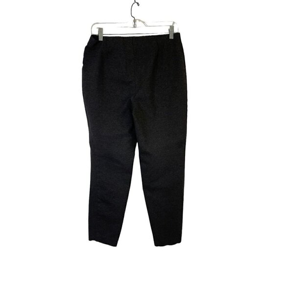 J. Jill Ponte Slim Leg Pant Size Medium Charcoal Gray - Picture 2 of 6